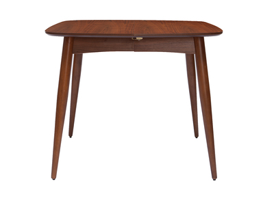 Mesa de comedor extensible nogal L90-130 cm NORDECO