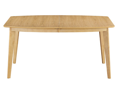 Mesa de comedor extensible nórdica en madera clara 150-200 cm LEENA - Mesa de comedor extensible nórdica en madera clara 150-200 cm LEENA