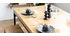 Mesa de comedor industrial mango bruto y metal L160 YPSTER