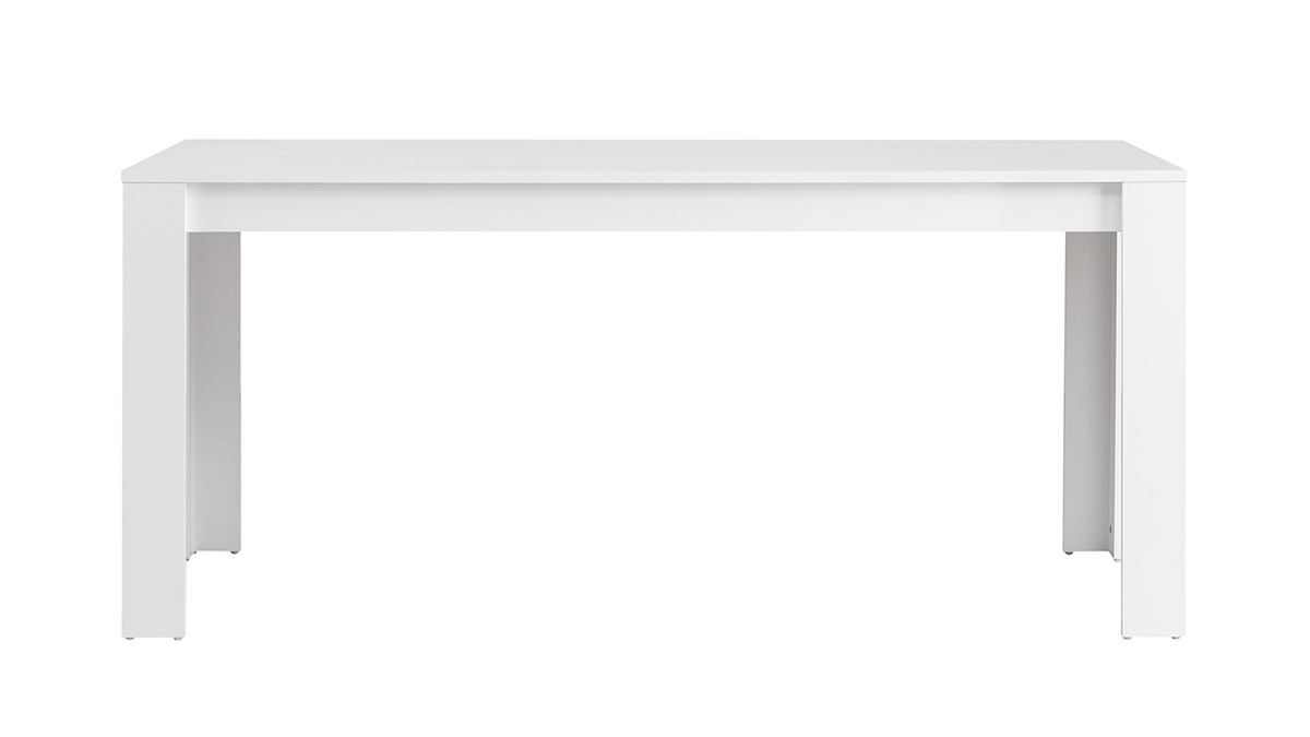 Mesa de comedor lacado blanco L170 cm NEYO