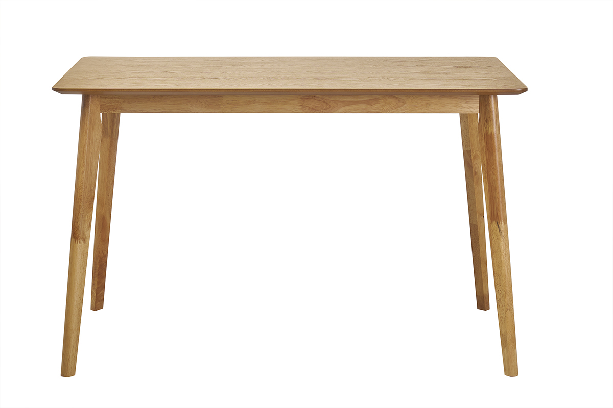 Mesa de comedor nrdica con acabado fresno 120cm ELION