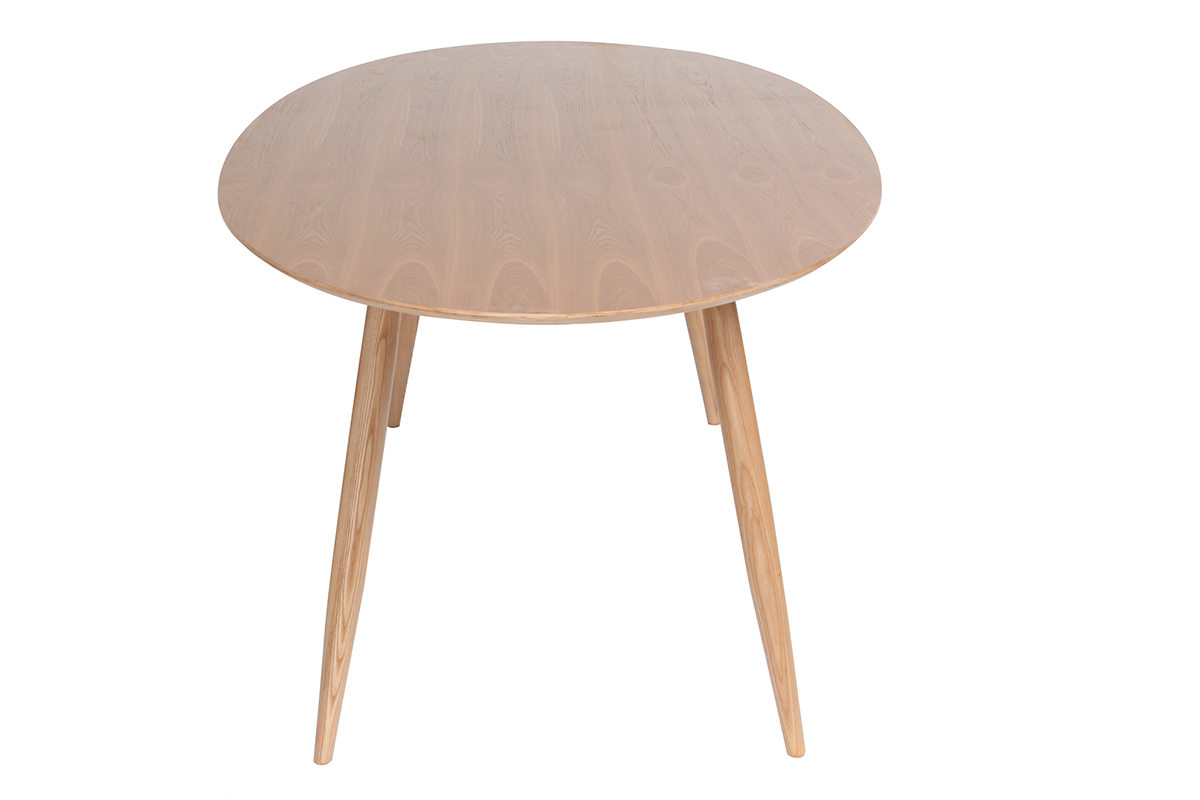 Mesa de comedor oval Table  manger ovale frne naturel L200 BALTIK