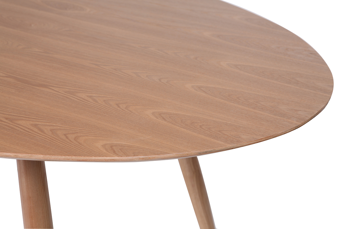 Mesa de comedor oval Table  manger ovale frne naturel L200 BALTIK