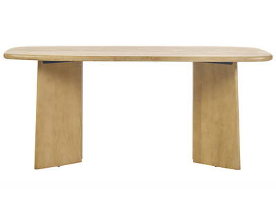 Mesa de comedor rectangular de madera de mango macizo L180 cm SOTA