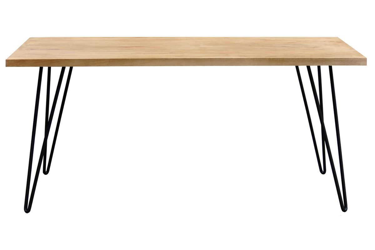 Mesa de comedor rectangular mango L160 cm VIBES