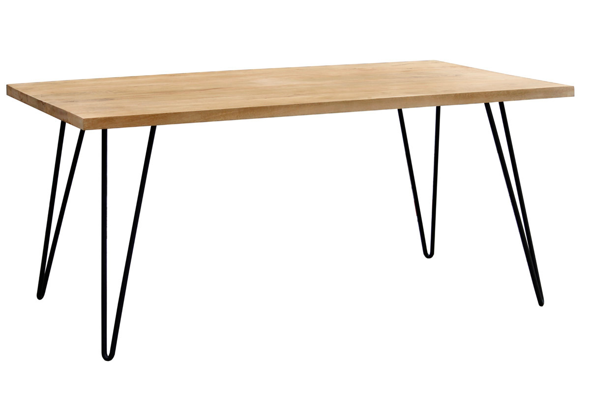 Mesa de comedor rectangular mango L160 cm VIBES