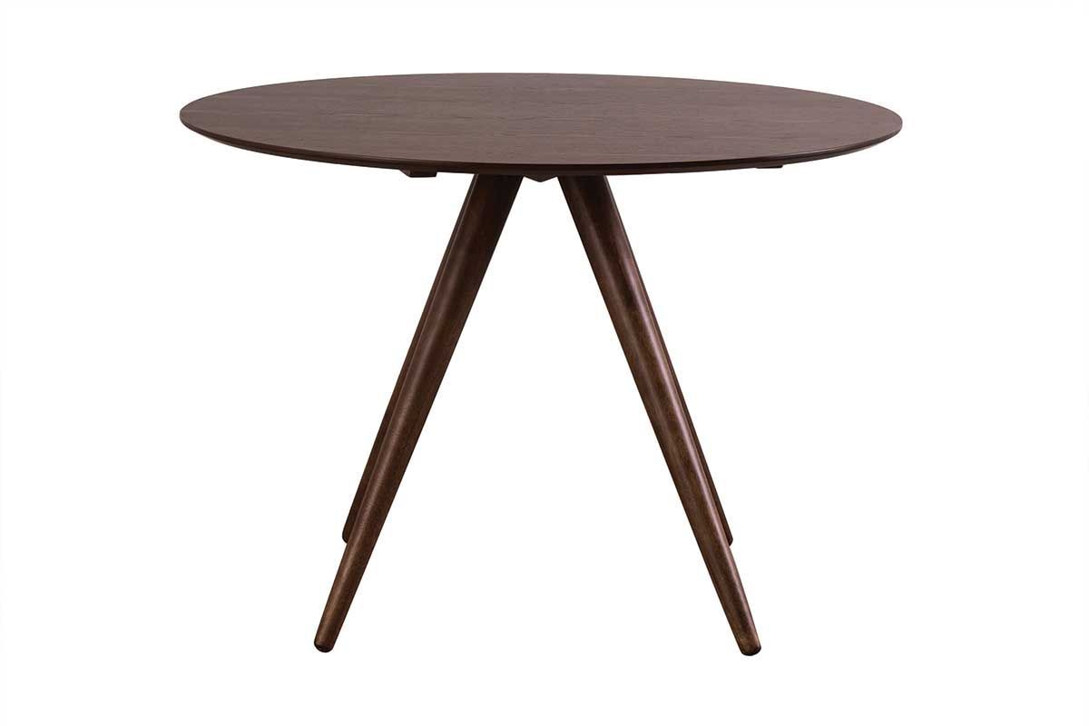 Mesa de comedor redonda diseo nogal D106 WALFORD