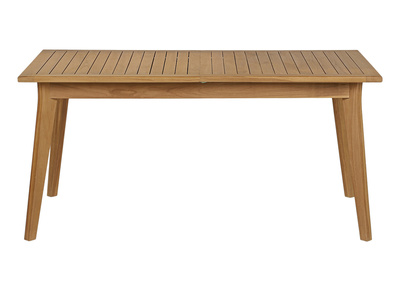 Mesa de jard&iacute;n extensible de madera maciza de teca L160-210 cm LOMBOK
