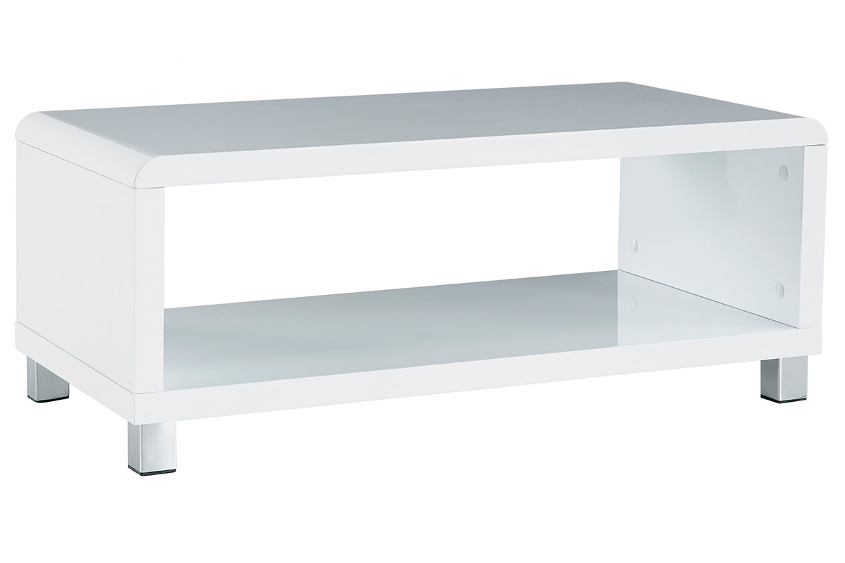 Mesa de saln diseo blanca ROXIE