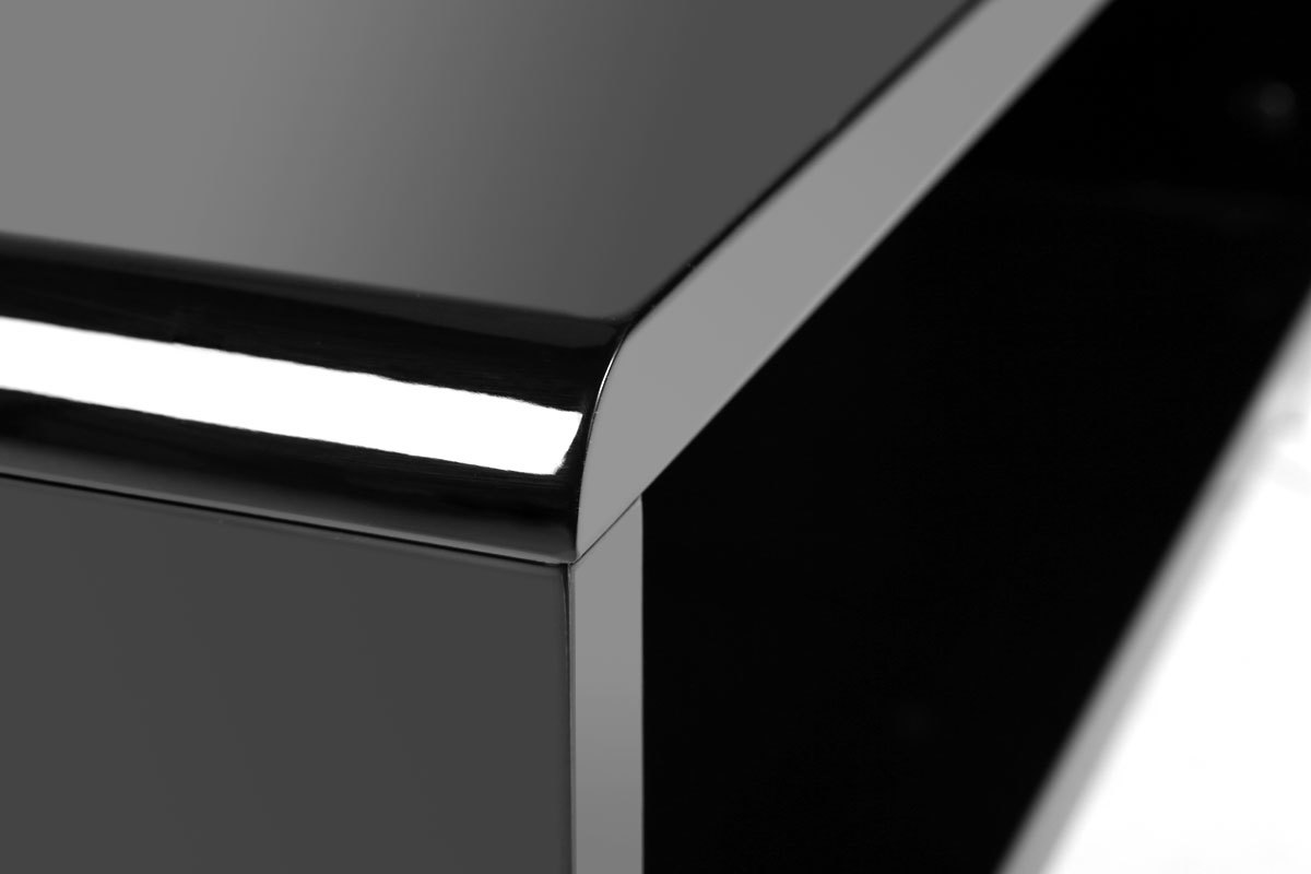 Mesa de saln diseo negra ROXIE