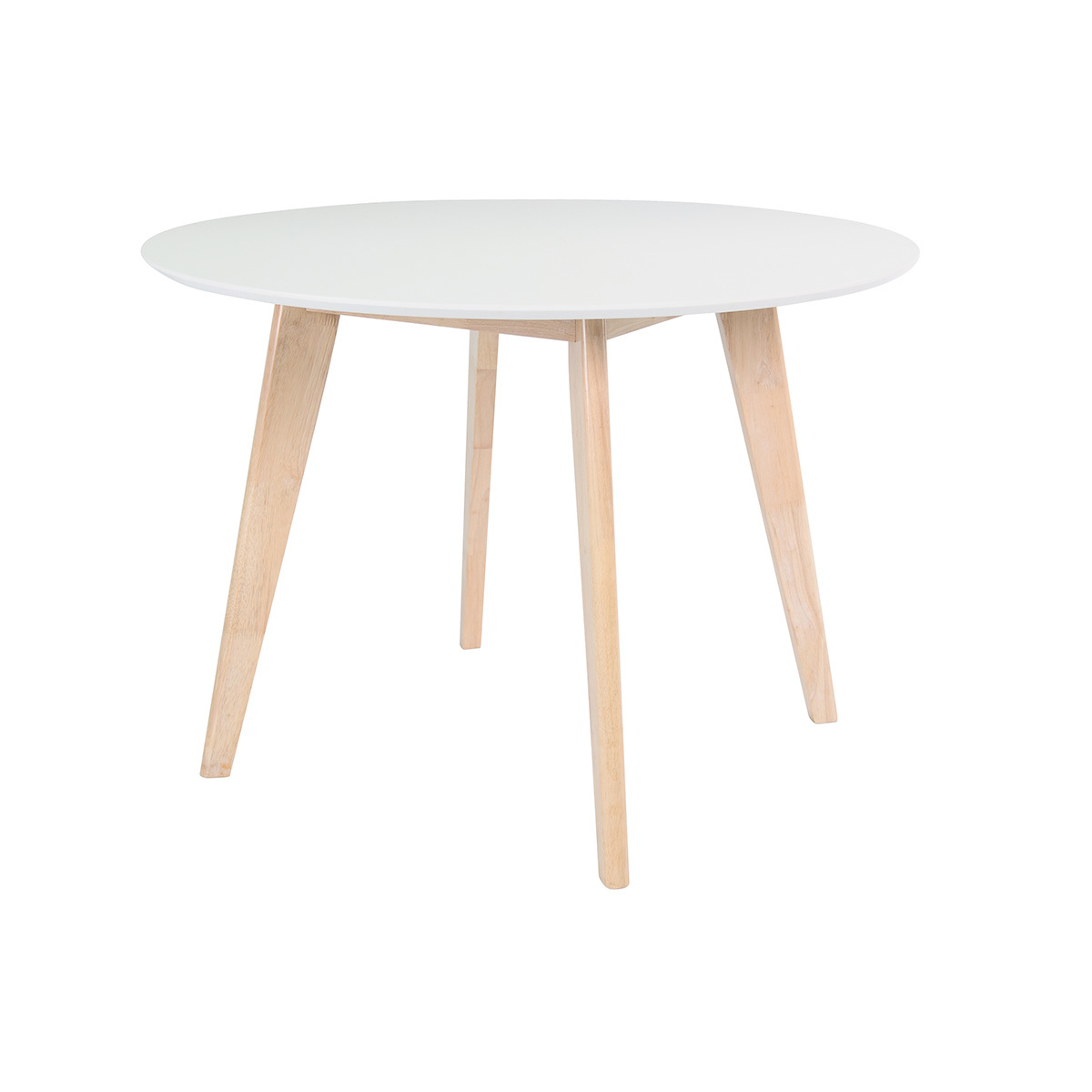Mesa diseño madera y blanco D100 LEENA
