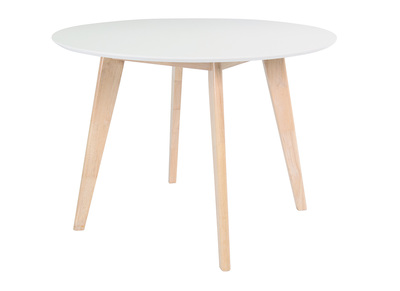 Mesa diseño madera y blanco D100 LEENA