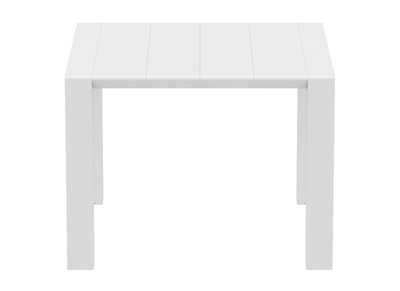 Mesa extensible de exterior color blanco L100-140 cm PRIMAVERA - Mesa extensible de exterior color blanco L100-140 cm PRIMAVERA