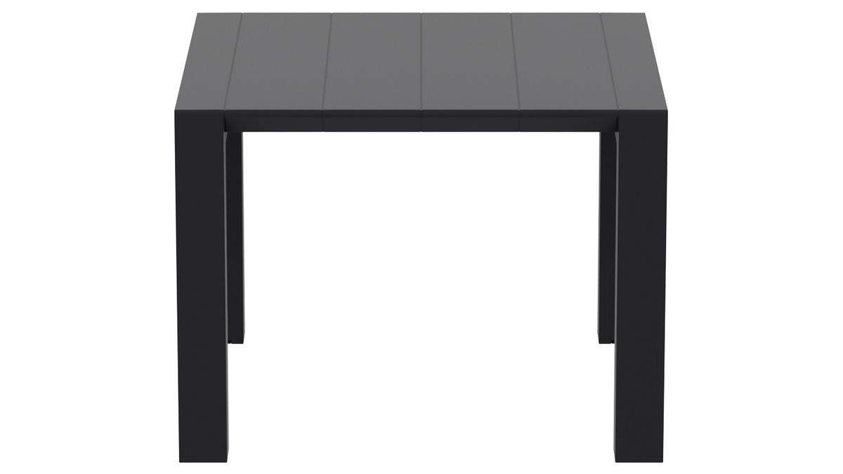 Mesa extensible de exterior color negro L100-140 cm PRIMAVERA