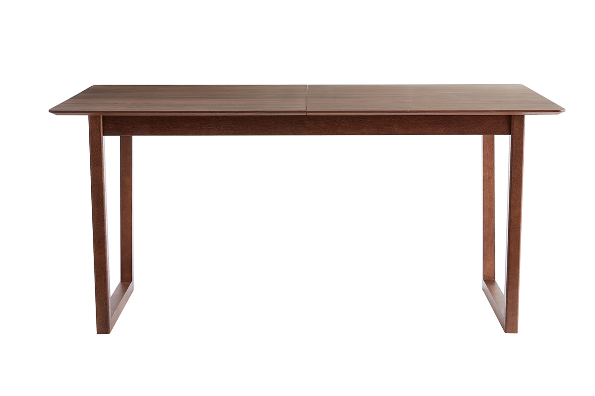 Mesa extensible rectangular de nogal 160-240 cm LAHO
