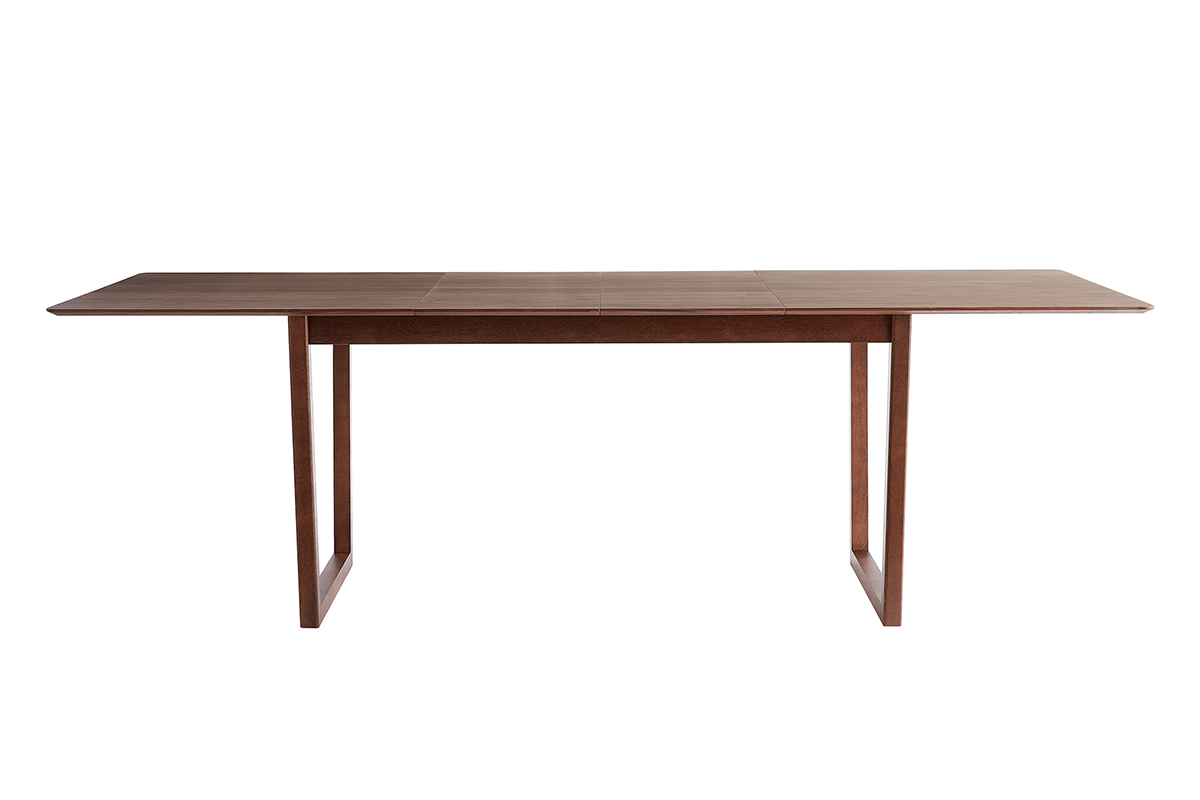 Mesa extensible rectangular de nogal 160-240 cm LAHO