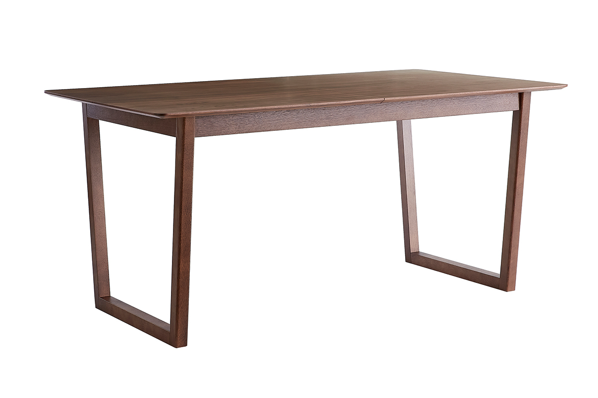 Mesa extensible rectangular de nogal 160-240 cm LAHO