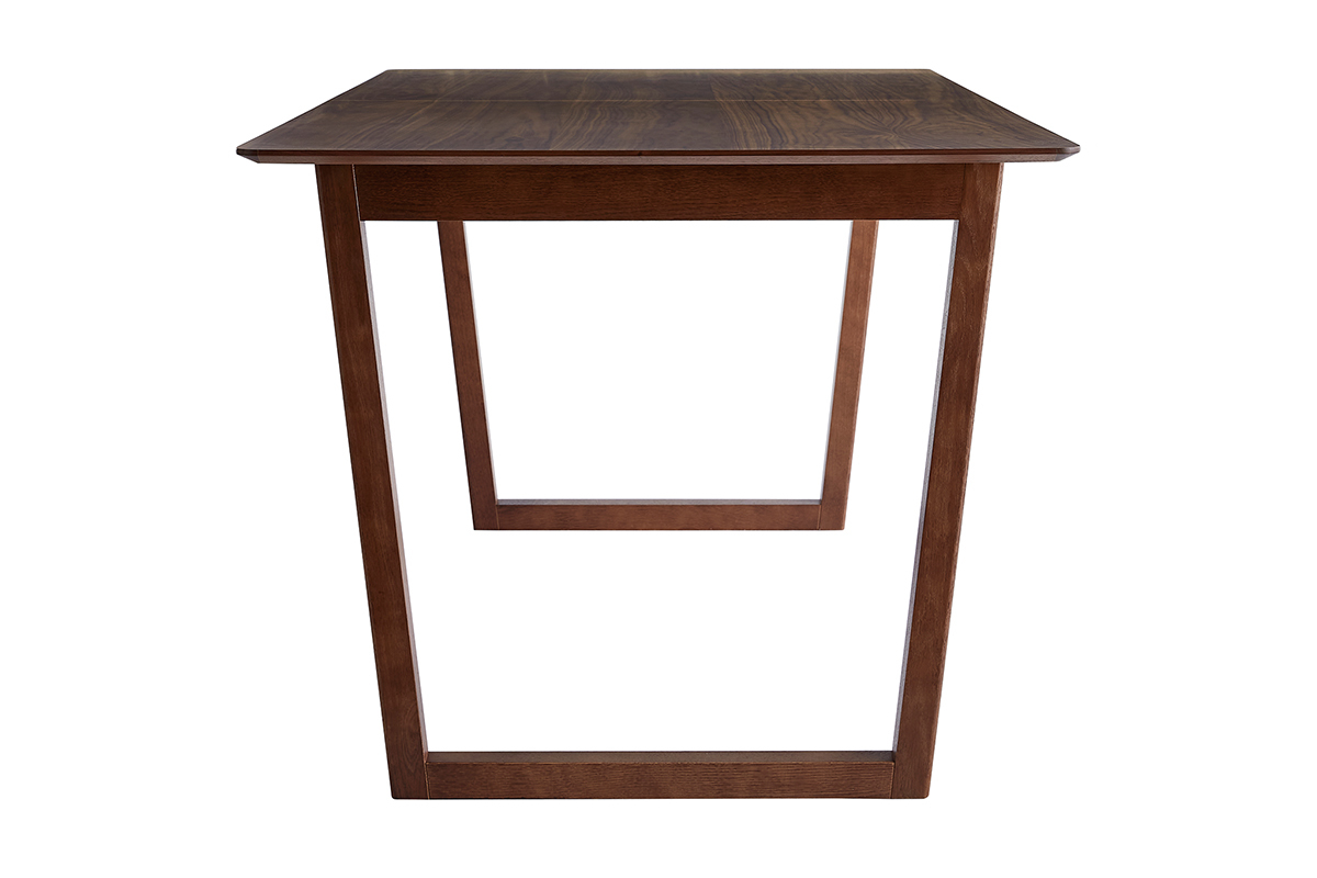 Mesa extensible rectangular de nogal 160-240 cm LAHO