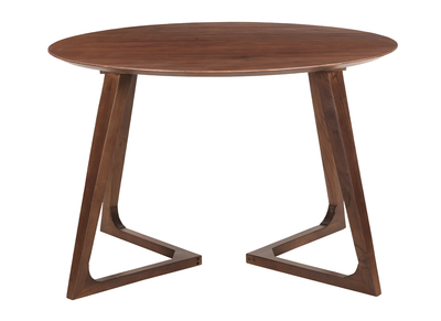 Mesa redonda de diseño de madera maciza 115 cm BANDOL