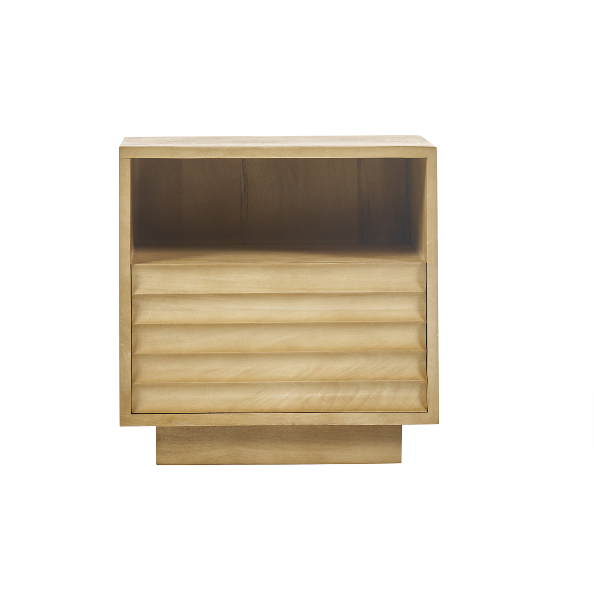 Mesilla de noche con cajón de madera maciza de mango L45 MATCHA