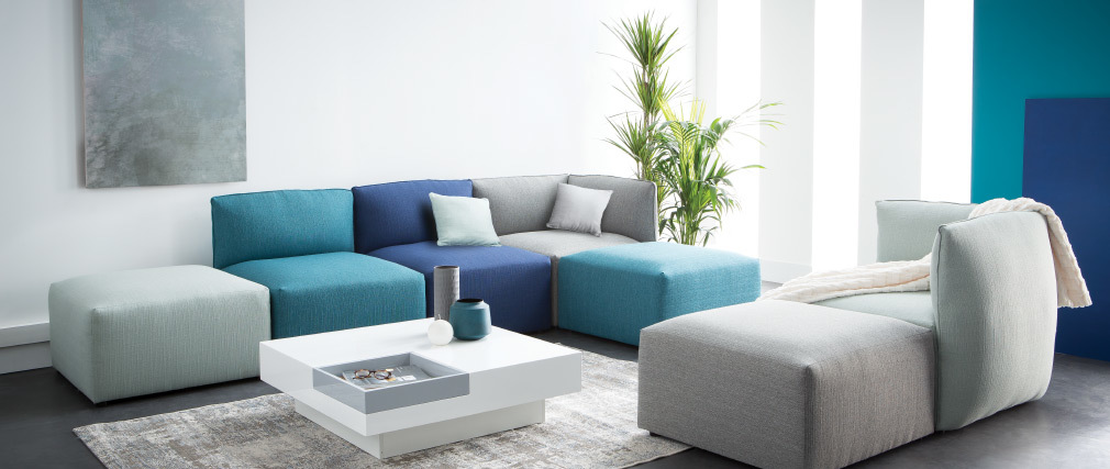 M�dulo moderno tejido azul oscuro MODULO