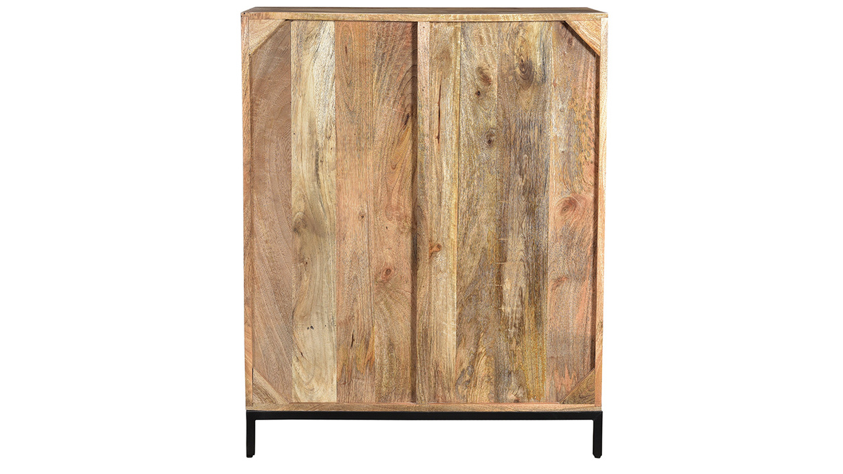 Mueble botellero en mango macizo HIPPOLYTE