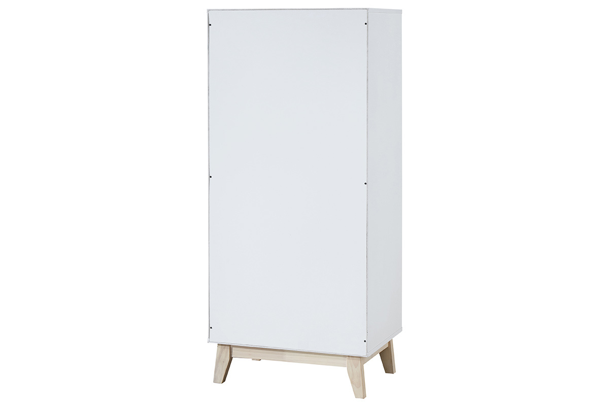 Mueble de almacenaje blanco 3 puertas LEENA