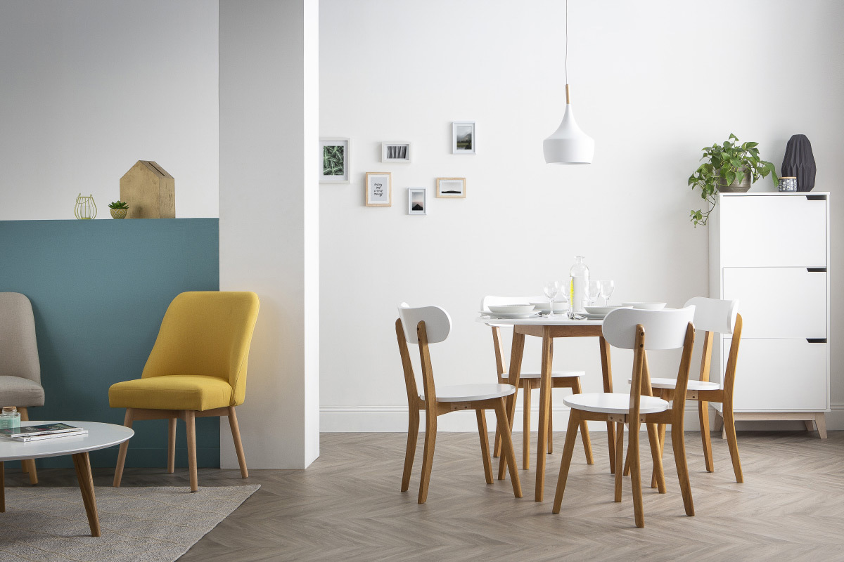 Mueble de almacenaje blanco 3 puertas LEENA