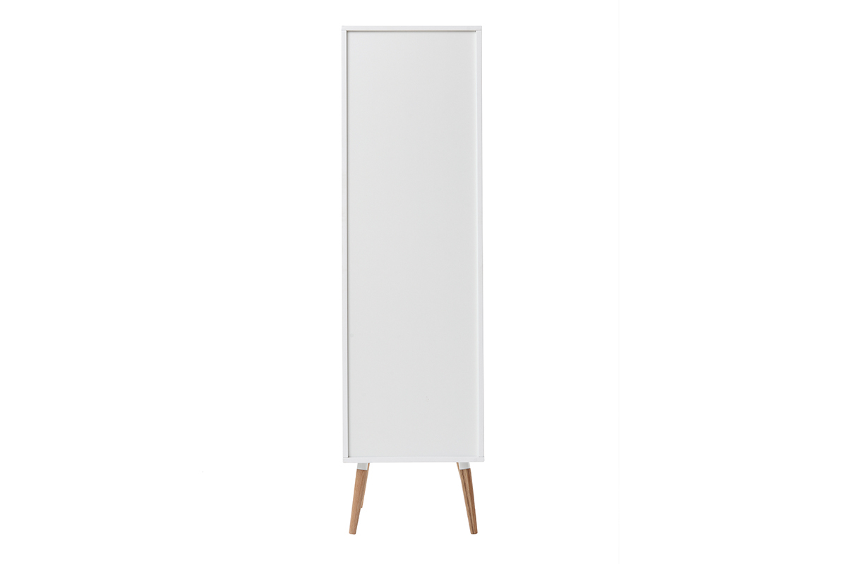 Mueble de bao blanco y madera TOTEM