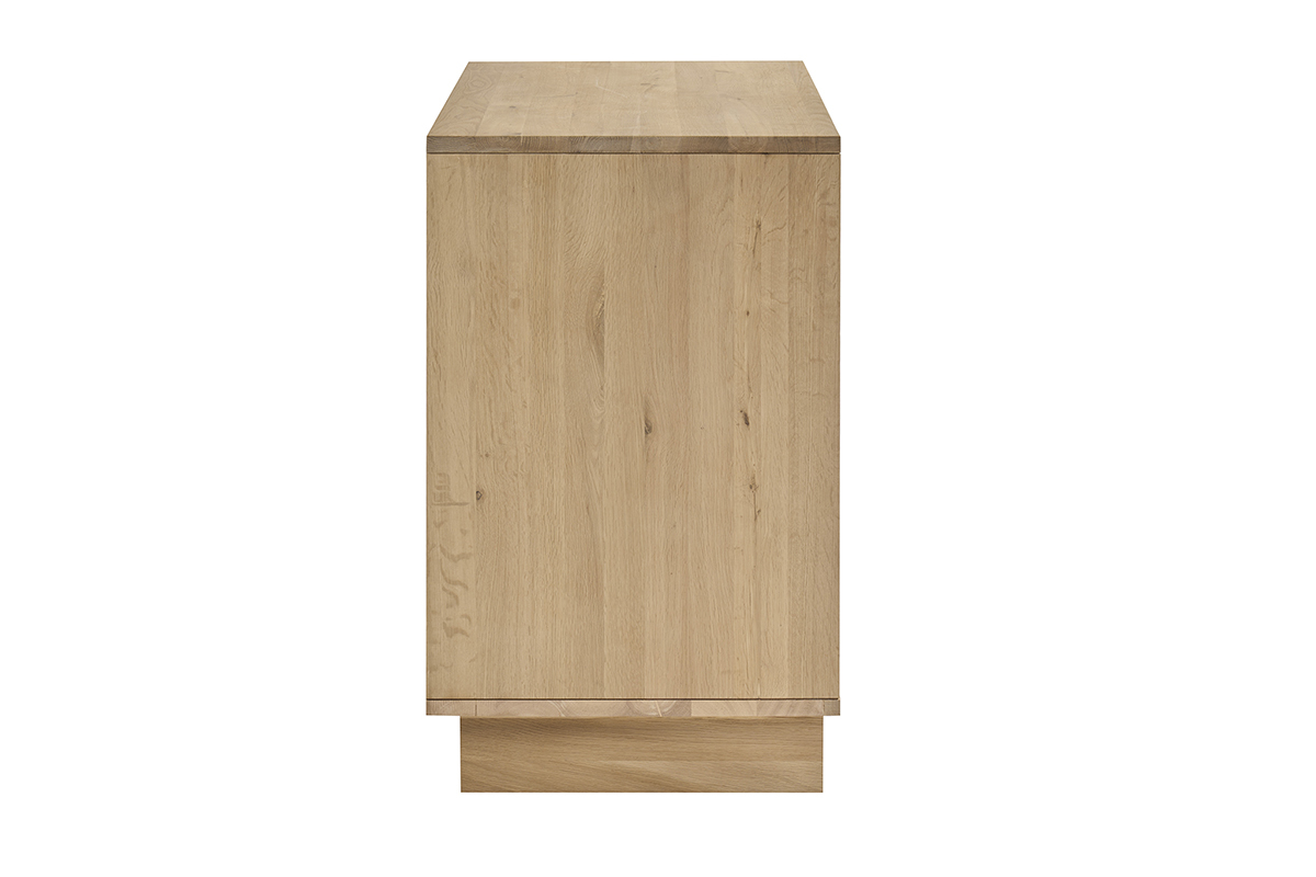 Mueble de ba�o de madera de roble macizo de perfil, altura 80 cm, anchura 80 cm