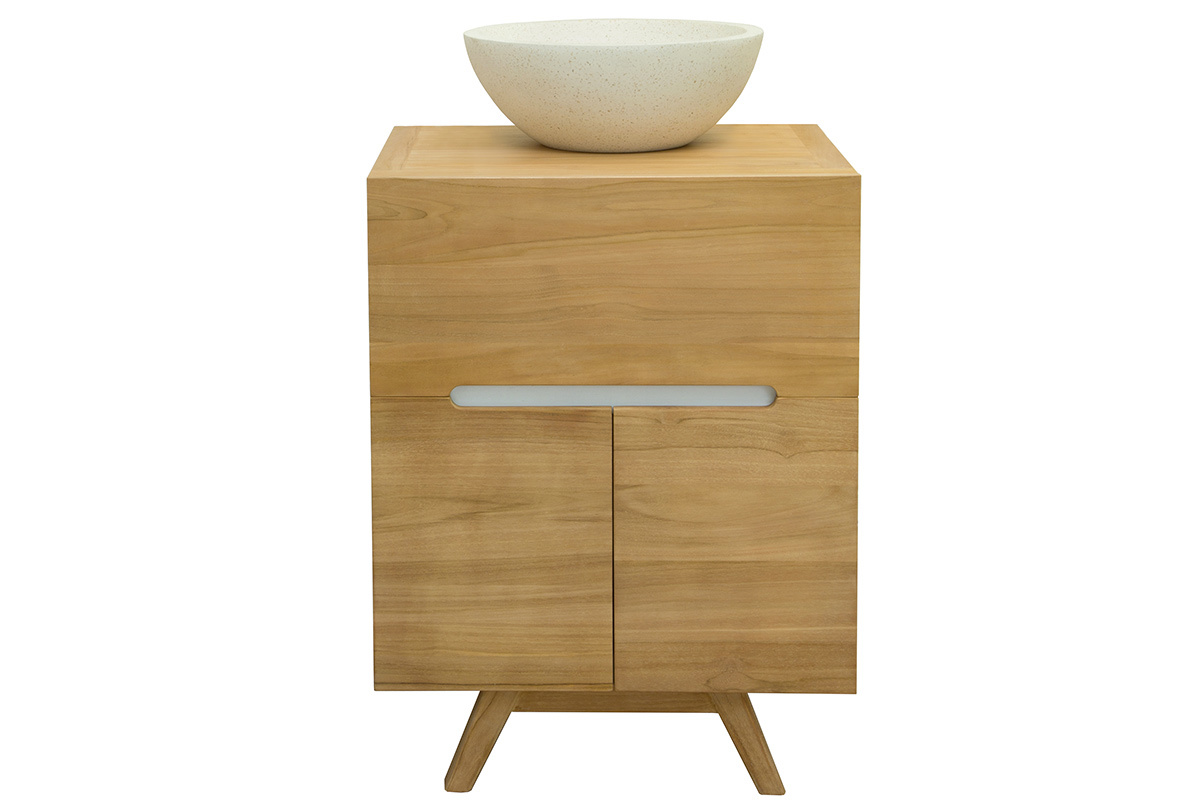 Mueble de bao en teca (lavabo no incluido) CALAM