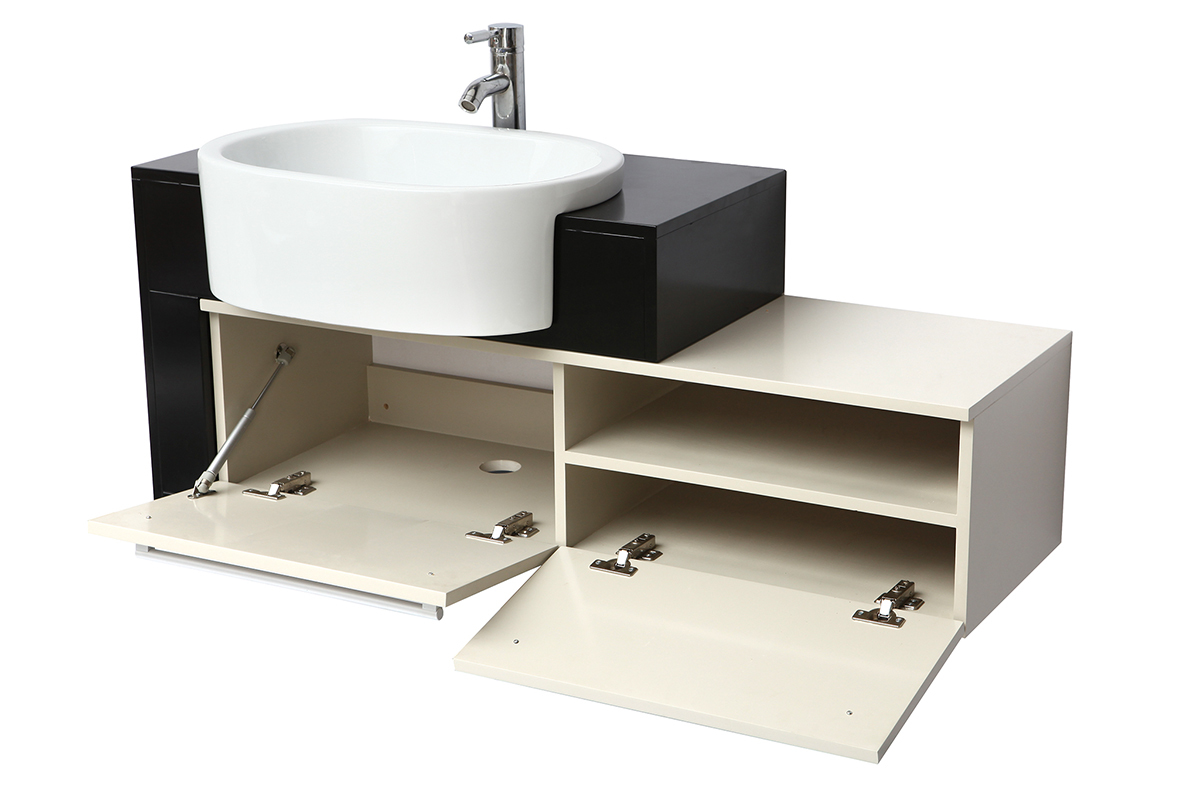 Mueble de bao: lavabo, armario y espejo MARLO