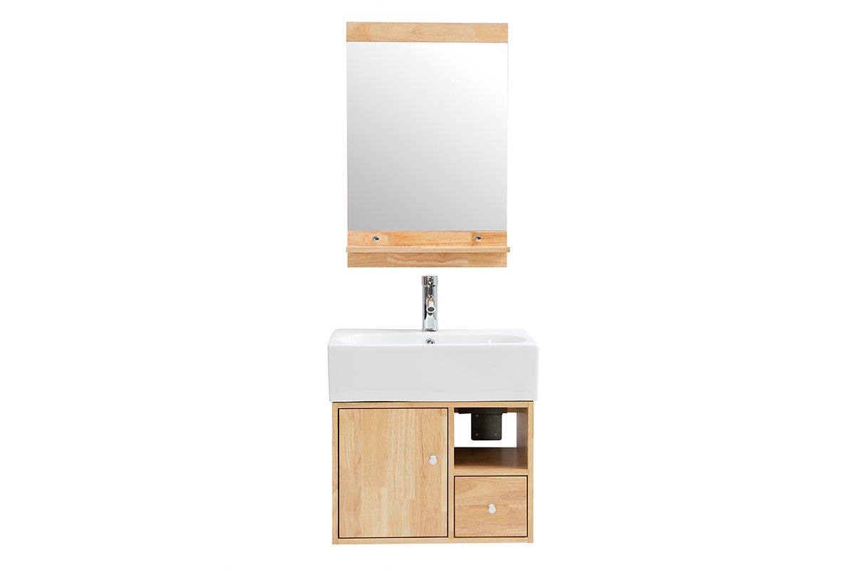 Mueble de ba�o : lavabo, mueble de lavabo y espejo EVAN