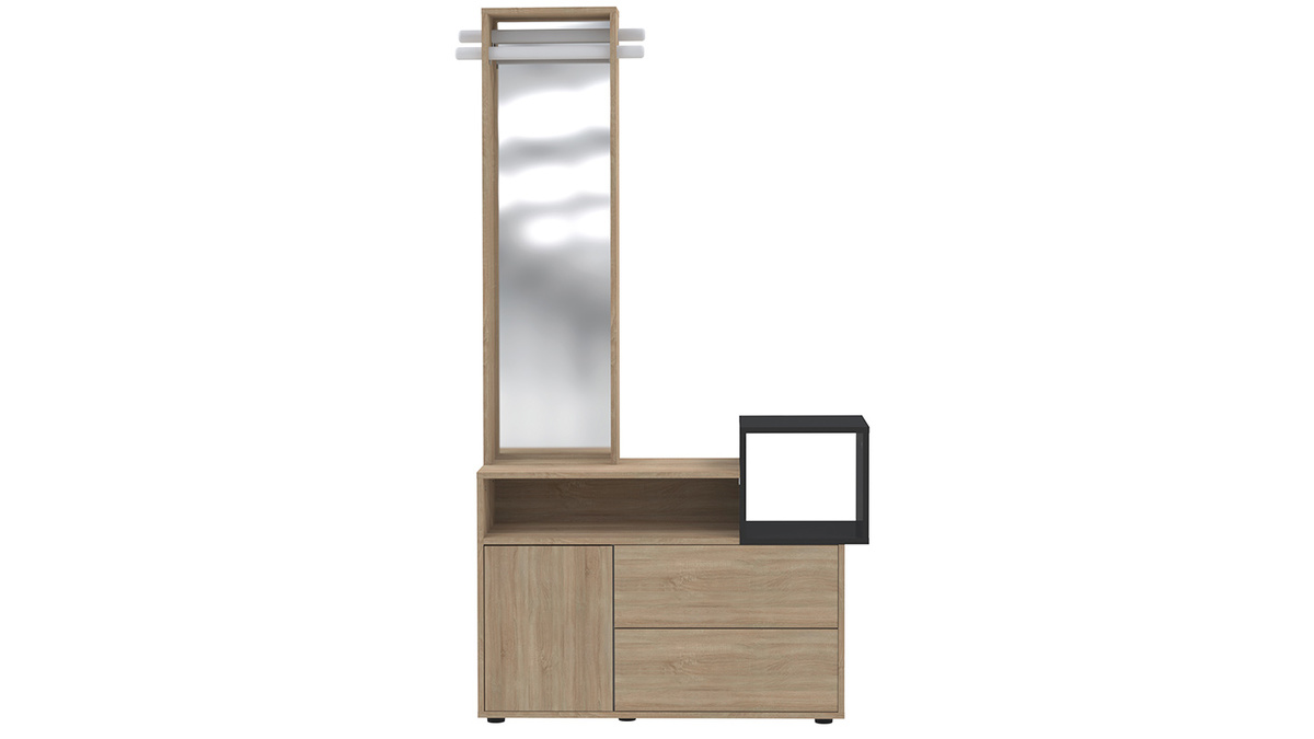 Mueble de entrada con espejo y almacenaje KOLN