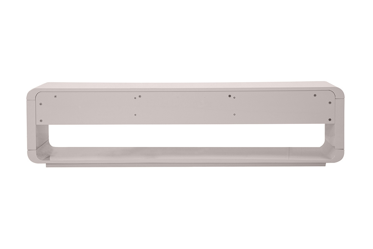 Mueble para TV dise�o beige brillante con 3 cajones L179.5 cm SAILOR