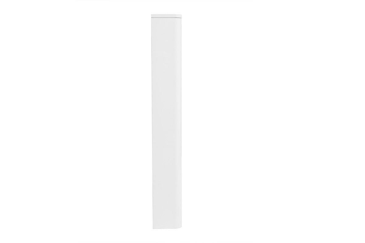 Mueble para zapatos de 3 puertas acabado blanco lacado brillante L68 cm KIRK