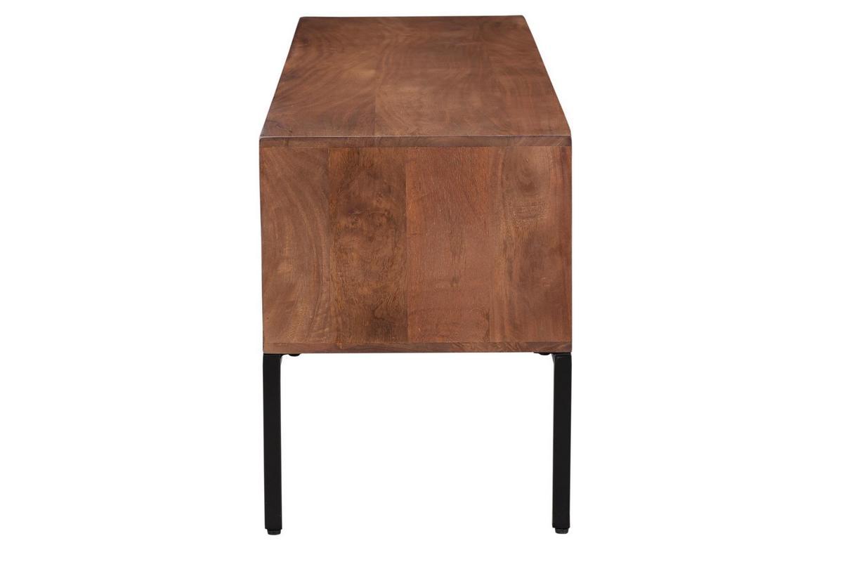 Mueble TV 3 puertas en mango macizo y metal ONDA