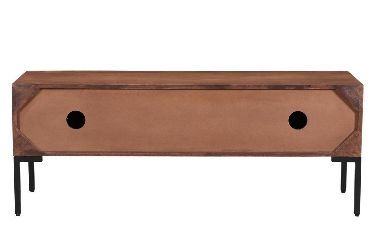 Mueble TV 3 puertas en mango macizo y metal ONDA