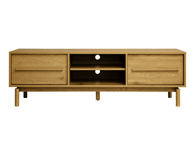 Mueble TV acabado madera roble L160 cm YSEULT