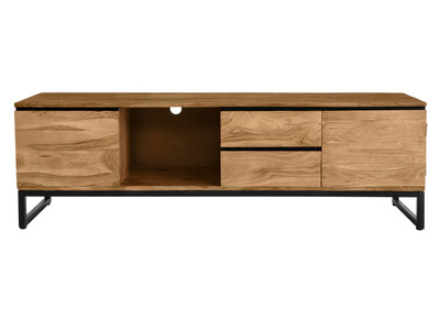 Mueble TV de acacia maciza 160 cm HOORN