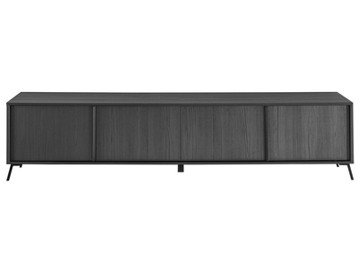 Mueble TV de diseño con acabado negro mate 205 cm NEMA