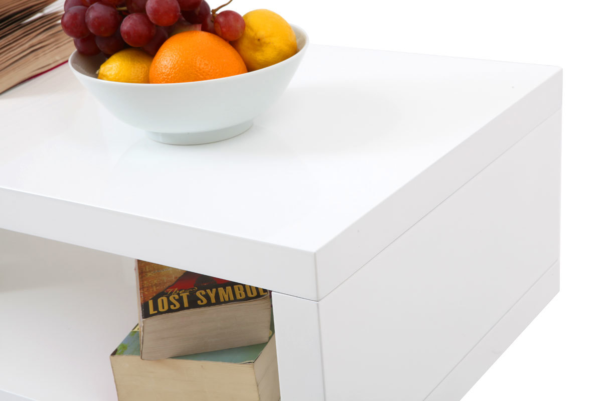 Mueble TV de dise�o lacado blanco NEXY