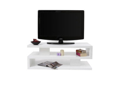 Mueble TV de diseño lacado blanco NEXY