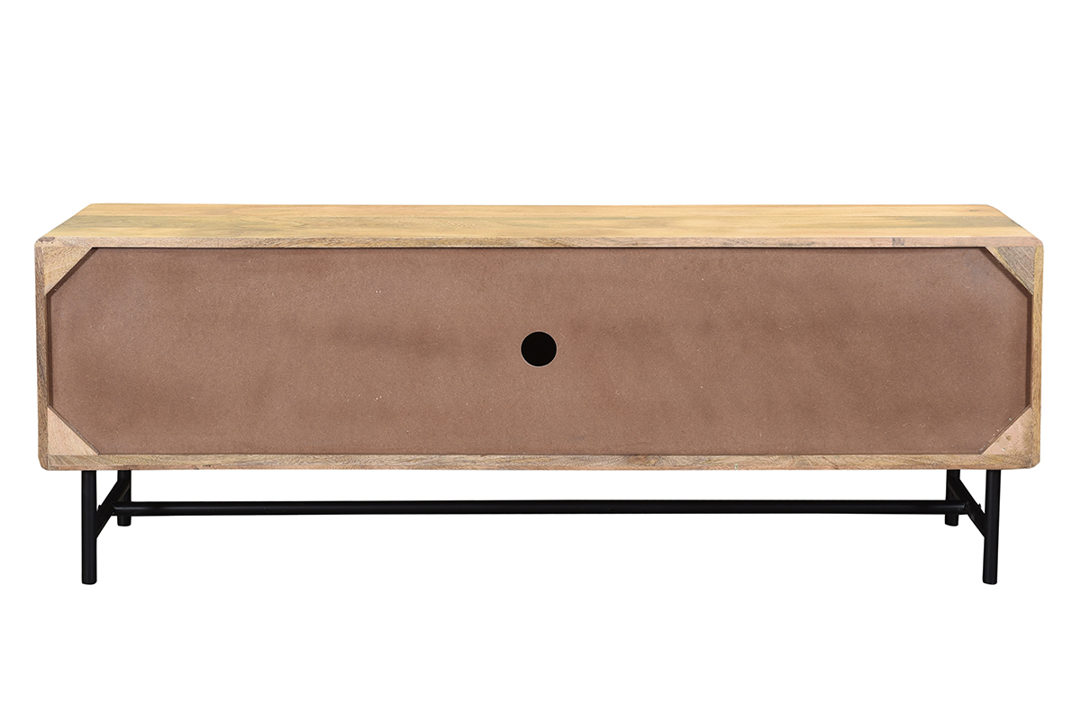 Mueble TV de madera de mango y metal 145cm JUNO