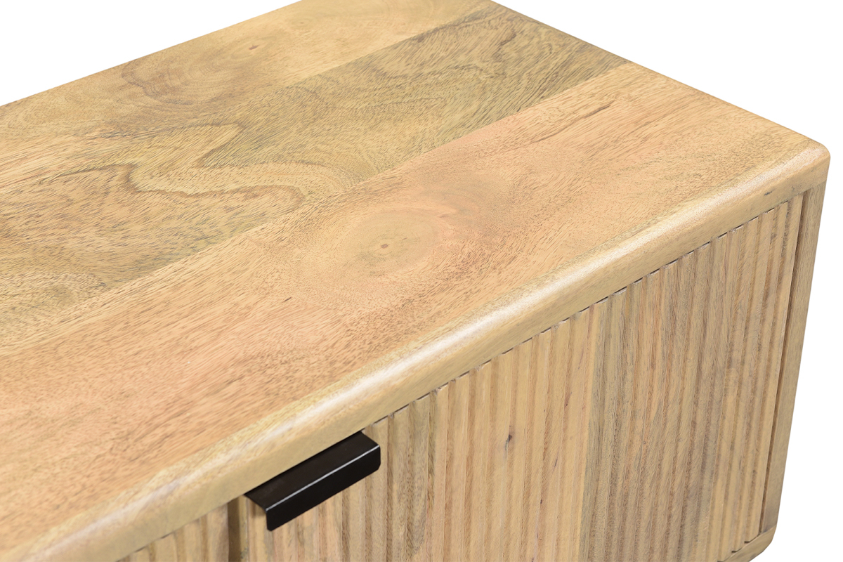 Mueble TV de madera de mango y metal 145cm JUNO
