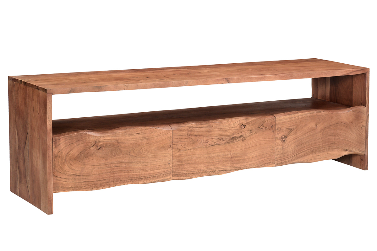 Mueble TV de madera maciza con 3 cajones 180 cm BOHEMIAN