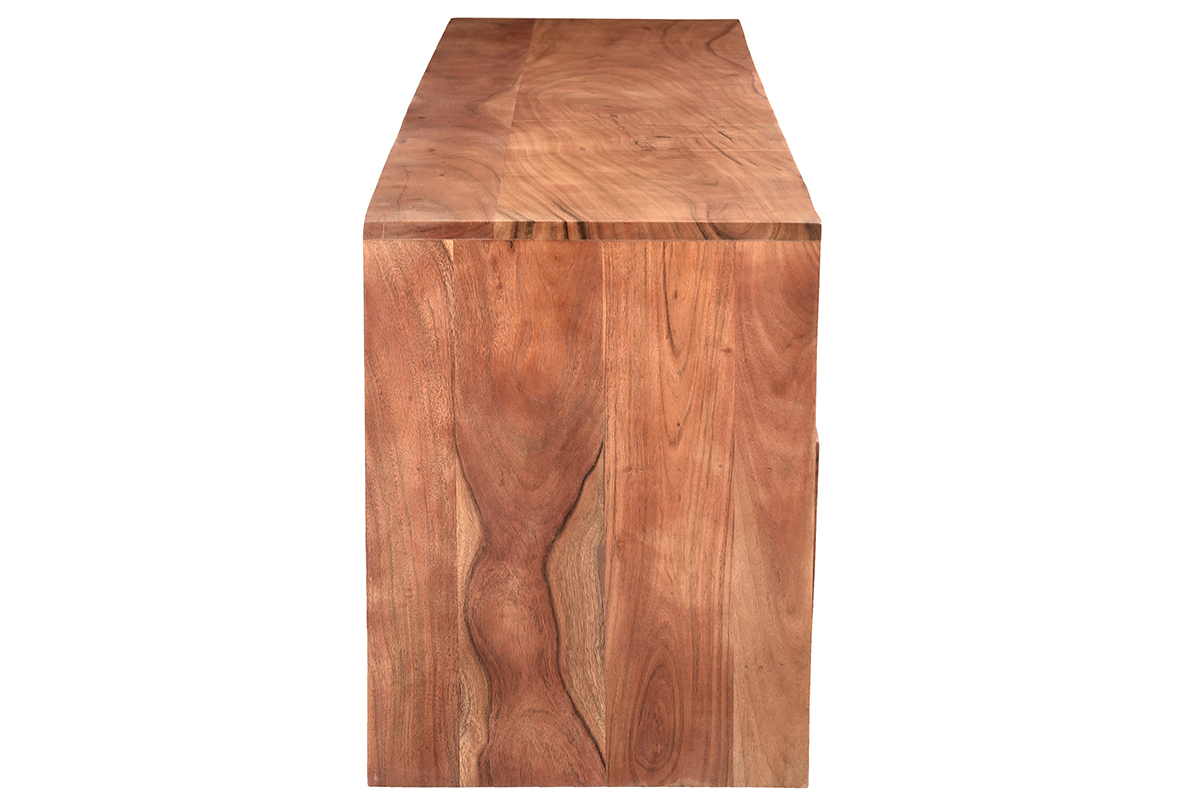 Mueble TV de madera maciza con 3 cajones 180 cm BOHEMIAN