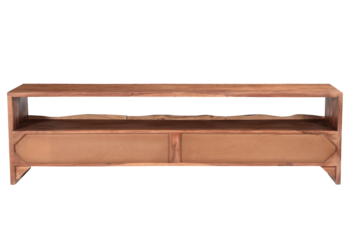 Mueble TV de madera maciza con 3 cajones 180 cm BOHEMIAN