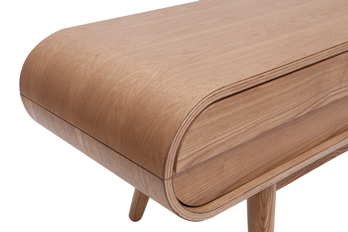 Mueble TV diseo 2 cajones fresno natural BALTIK