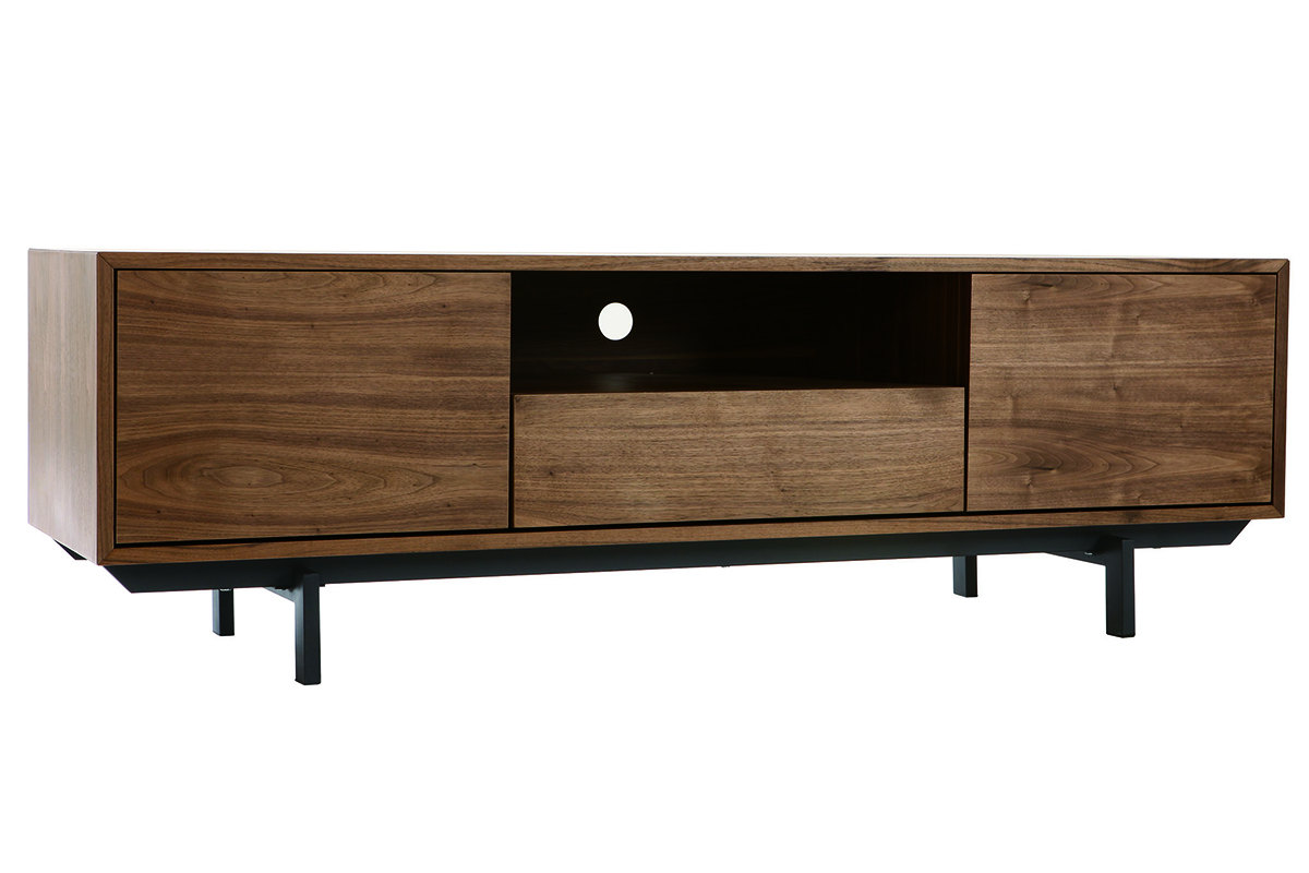 Mueble TV diseo vintage 160cm nogal MANNY